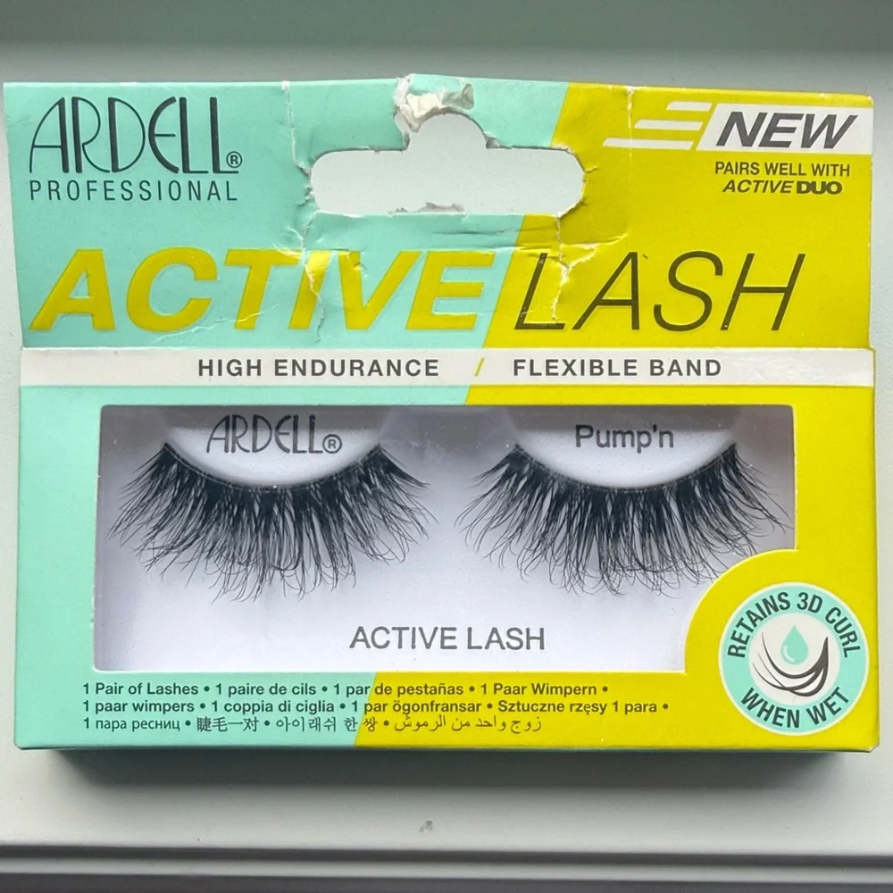 Ardell Active Lash Pump'n False Eyelashes High Endurance‎ New